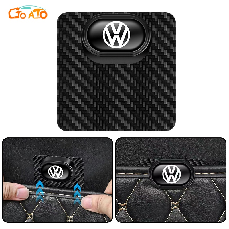 GTIOATO Carbon Fiber Car Mat Fixing Sticker Anti Slip Clip Car