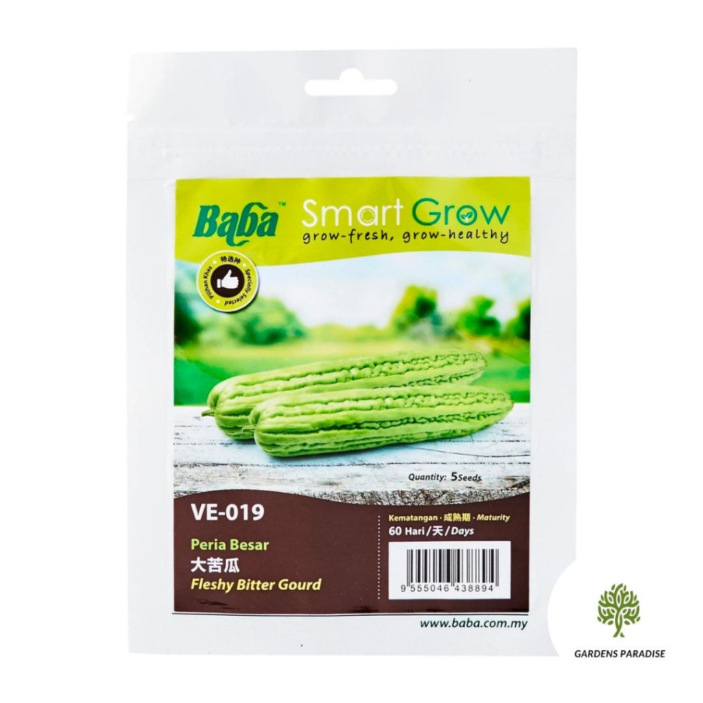 BABA Fleshy Bitter Gourd Seeds By Gardens Paradise VE-019 | Shopee ...