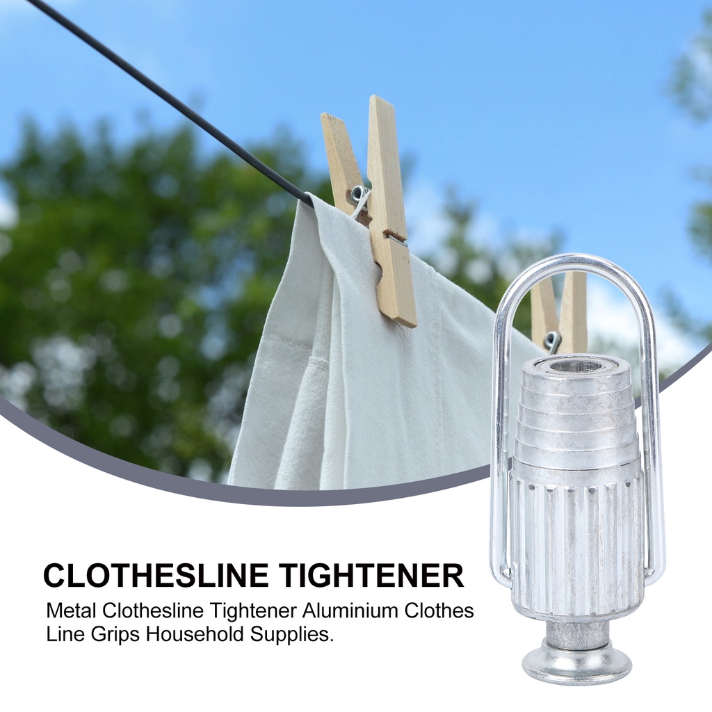 Tightener Clothesline Line Clothes Laundry Rope Washing Tensioner Tight