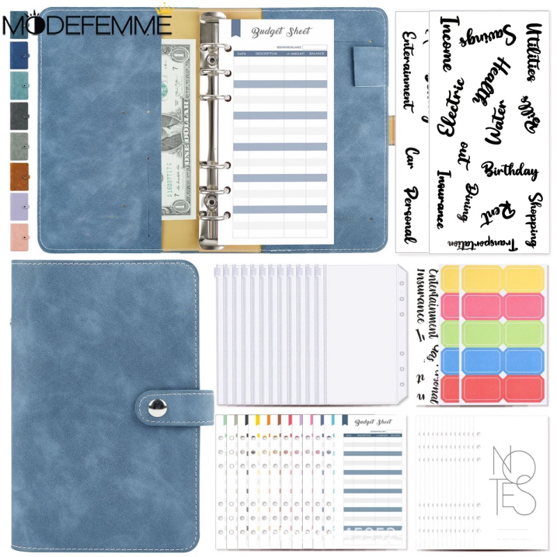 New Stylish Budget Planner / 6 Holes Binder Envelope Folders / Creative ...