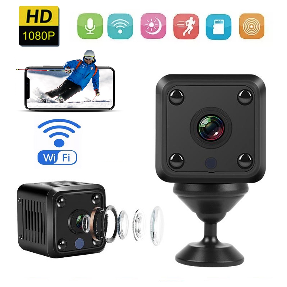 X6 Mini WiFi IP Camera HD 1080P Wireless Security Surveillance Micro