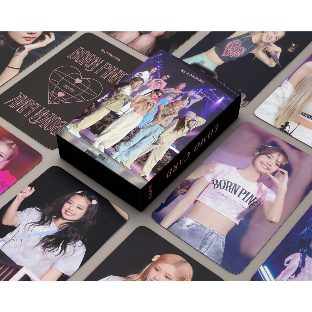 Blackpink welcoming collection and bornpink photocards