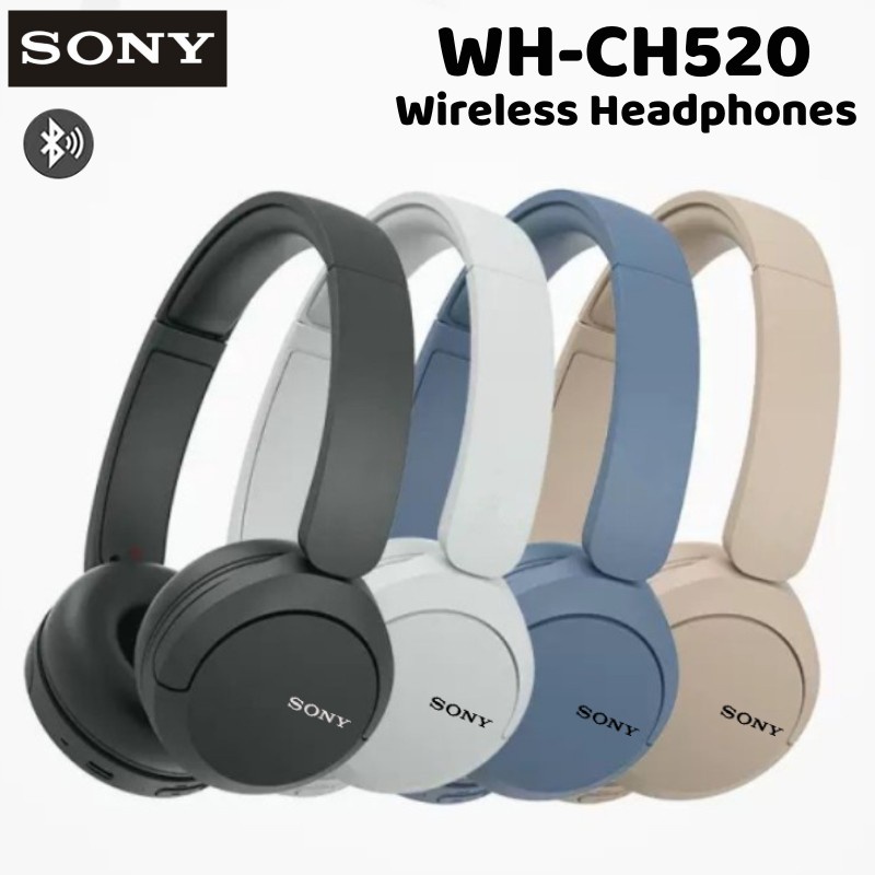 Sony WH-CH520 Wireless Headphones Bluetooth with Microphone