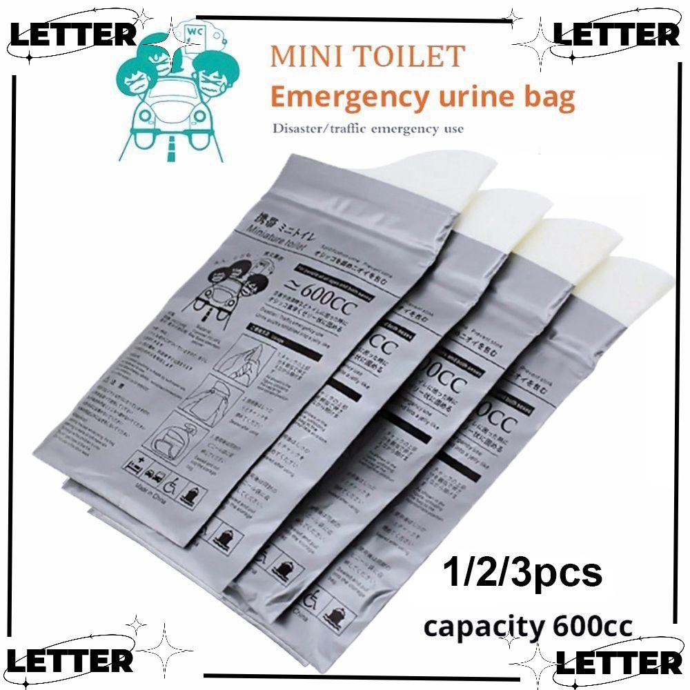 LETTER Handy Unisex Car Urine Bag Accessories Mini Mobile Toilets Vomit