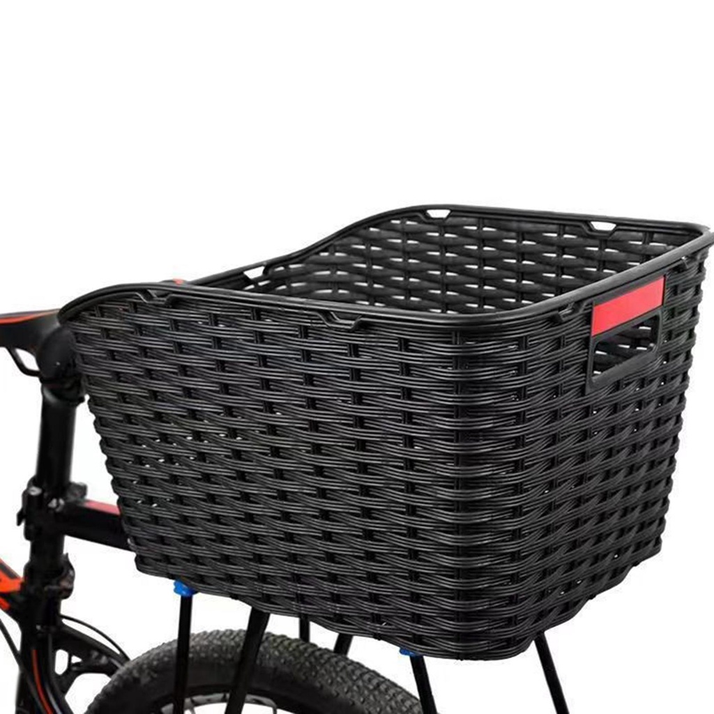 Bike Basket & Rear Rack Combo Package For Extra Rear Bicycle Storage