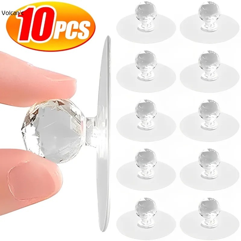 10Pcs High Quality Kitchen Cabinet Crystal Handle Transparent Ball ...