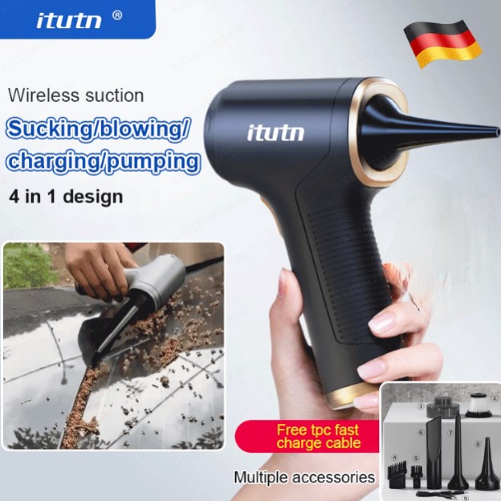 Itutn 3 in 1 Cordless car vacuum cleaners small vacuum cleaner
