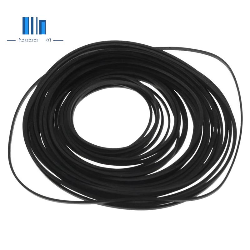 50PCS Universal Mix Cassette Tape Machine Belts Assorted Common Flat