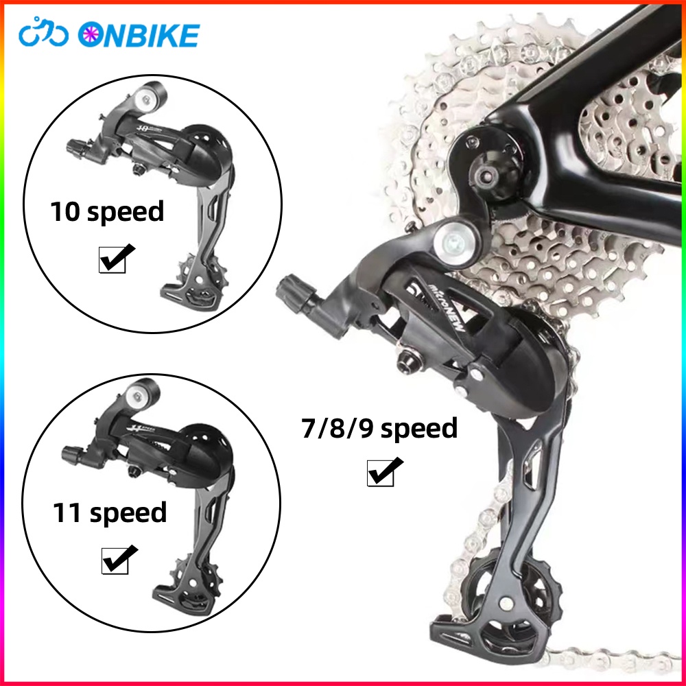 ONBIKE MTB Shifter Bike Shifter Aluminum Alloy Bicycle Gear Shifter Rear Derailleur Sports Bike Accessories