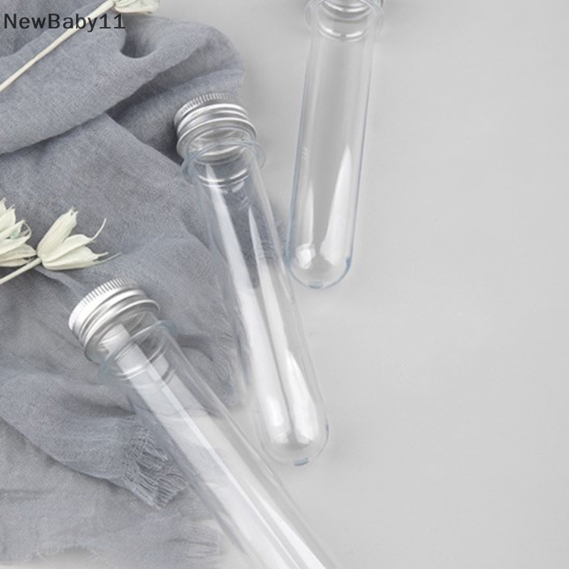 NB 40ml Plastic Storage Tubes Lab Test Tube with Screw Lid Travel