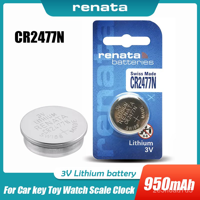 1-5PCS CR2477 CR 2477 CR2477 950mAh 3V Lithium Batteries With 3 Feet  Welding Solder Pins For Watch Clock LM2477 Button Coin Cell