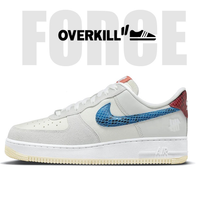 Nike air forces hot sale blue and red