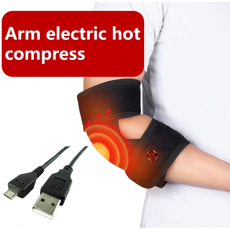 Elbow Heating Wrap Heated Elbow Brace Heat Cold Therapy for Arm Elbow