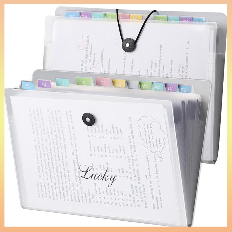 1Pcs 8/12 Pocket A4 Waterproof Expanding File Folder | Shopee Singapore