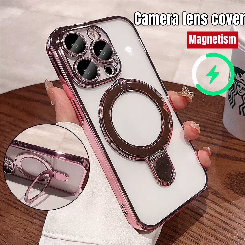 Luxury Metal Magnetic Case for iPhone 14 Plus 13 12 Pro Max Camera  Protective Shell for iPhone 14 13 Pro Shockproof Phone Cover