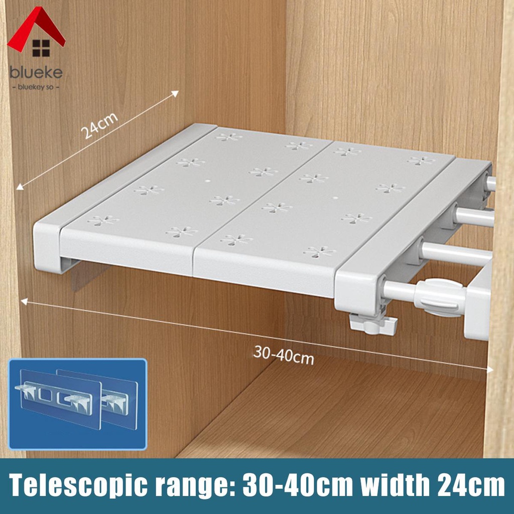 Extendable Closet Shelf Adjustable Storage Rack Expandable Closet Shelf ...