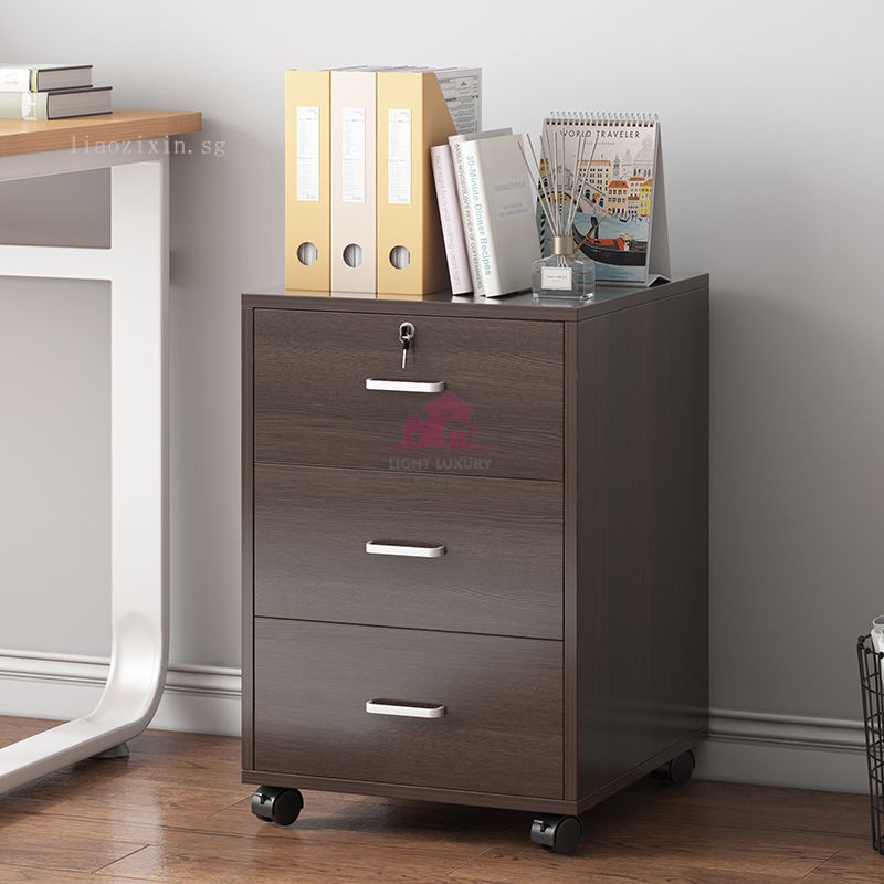 Office removable file data multilayer wooden storage