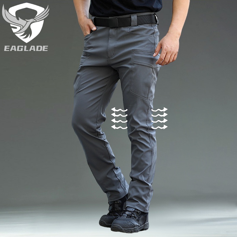 EAGLADE Tactical Cargo Pants For Men JJX8 In Grey Waterproof ...