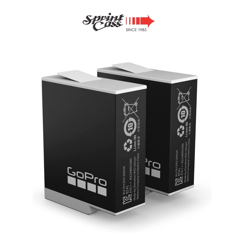 2 Batteries 1800mAh + Chargeur Triple Pour GoPro Hero 12/11/10/9 - Charge Rapide Type-C - Compatible