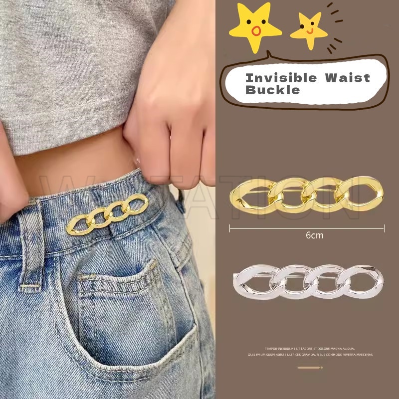 Seamless Clothes Invisible Brooch / Fashion Adjustable Brooches Waist ...