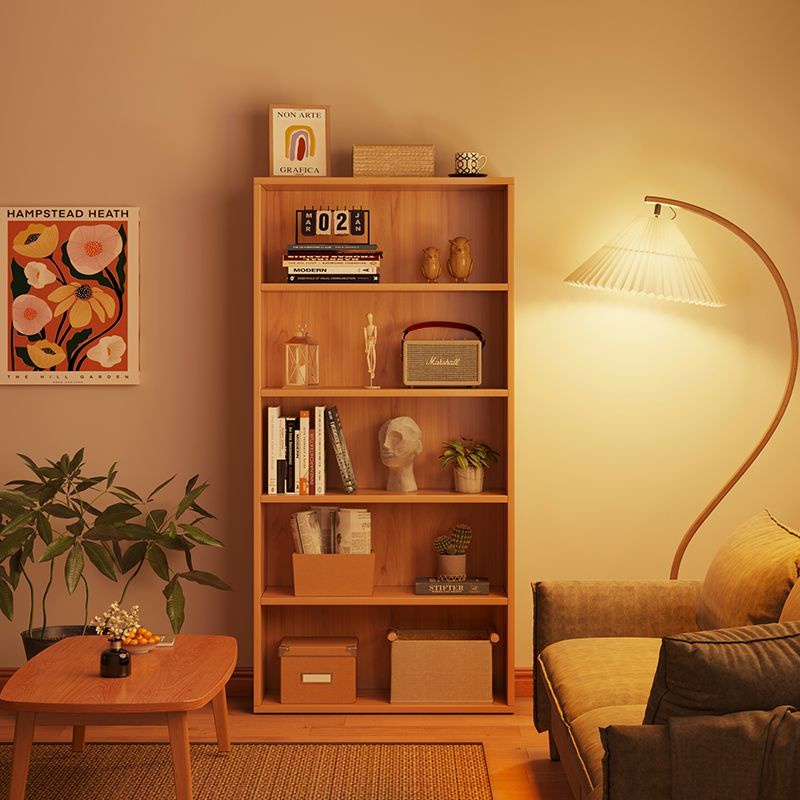 Bookcase modern simple dustproof bookshelf tableside storage rack floor living room picture