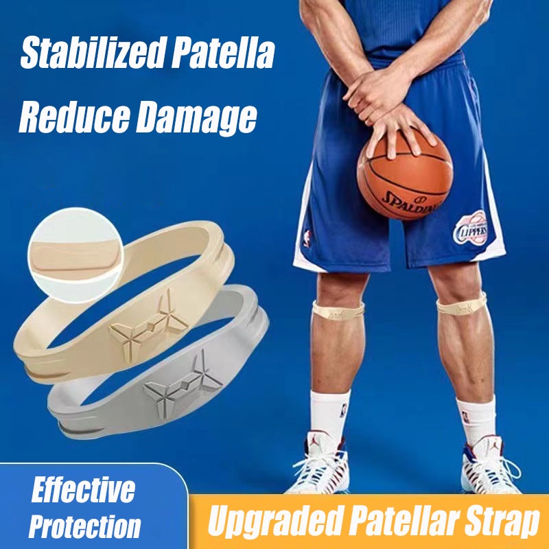 2Pcs Thin Patella Ring Basketball Fitness Sports Knee Support Knee Pads ...