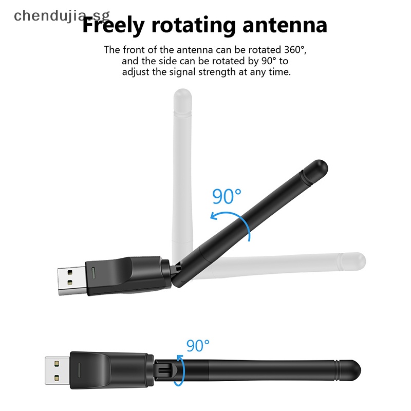 DUJIA MT7601 Mini USB WiFi Adapter 150Mbps Wireless Network Card ...