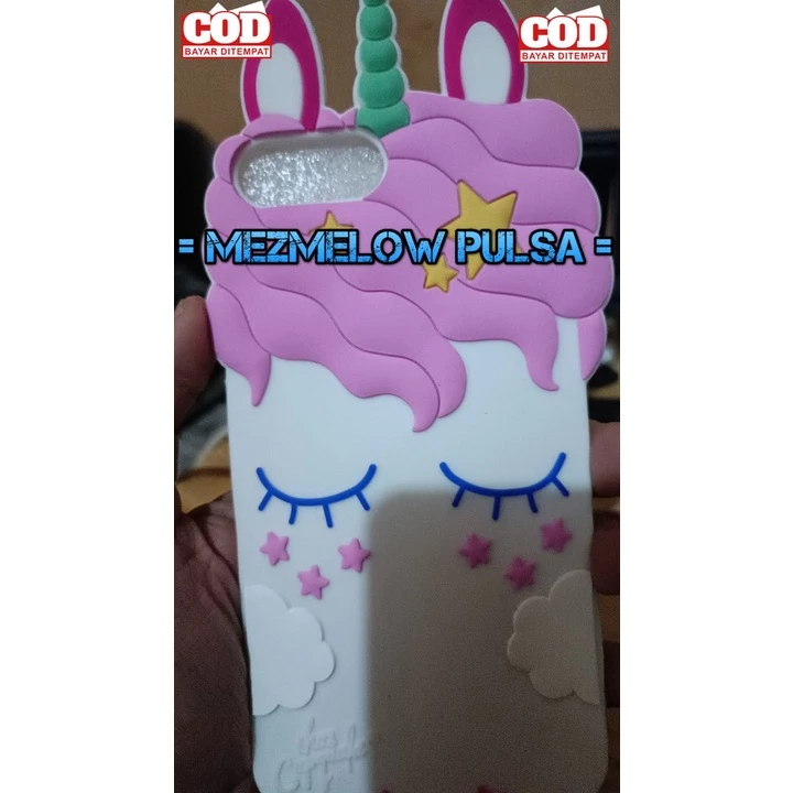 Softcase Karakter 3D Kuda Poni Unicorn iPhone 6 Plus / iPhone 6s Plus / iPhone 7 Plus / iPhone 8 Plus - Gambar 3