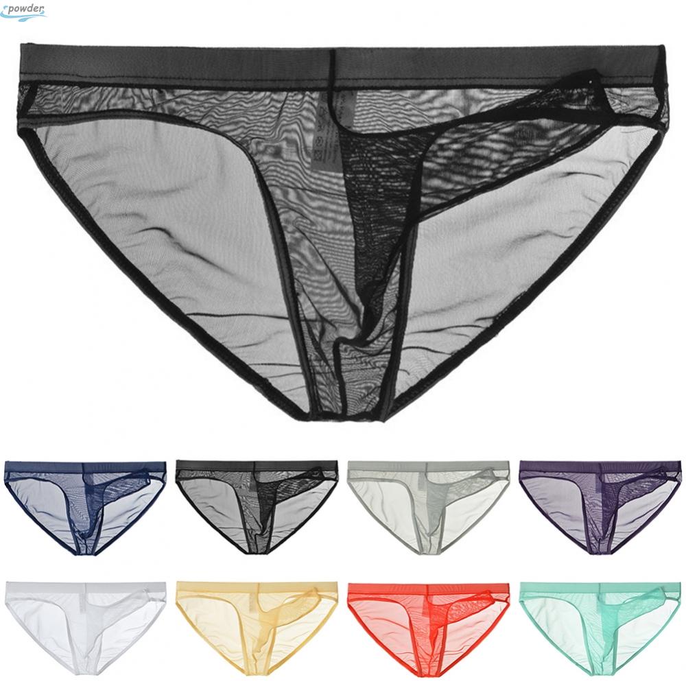 #POWDER#Briefs Breathable Elephant Nose Low Rise Briefs Man Panties See ...