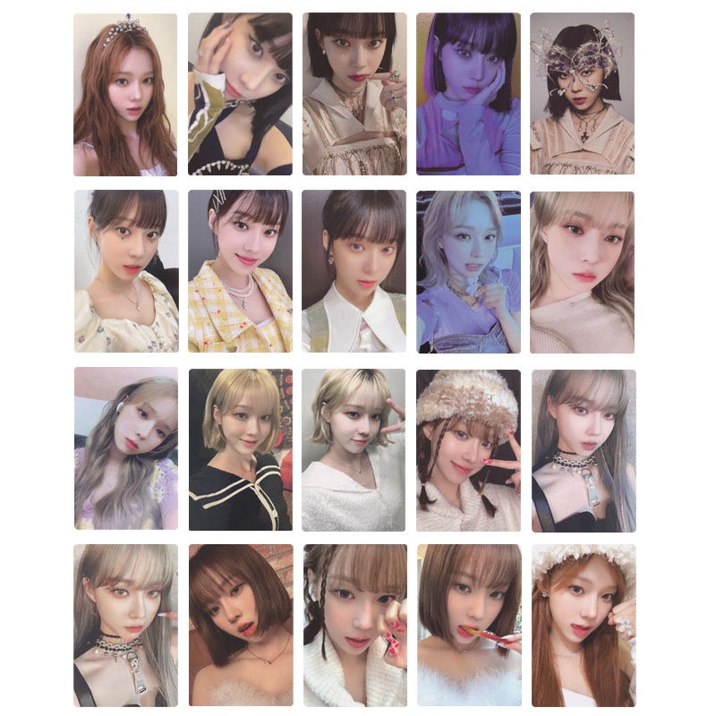 20pcs/set AESPA MEMBER SOLO Photocards NINGNING KARINA GISELLE WINTER ...