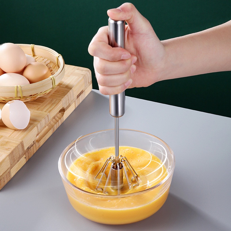 Hand Pressure Semi-automatic Egg Beater Stainless Steel Kitchen ...