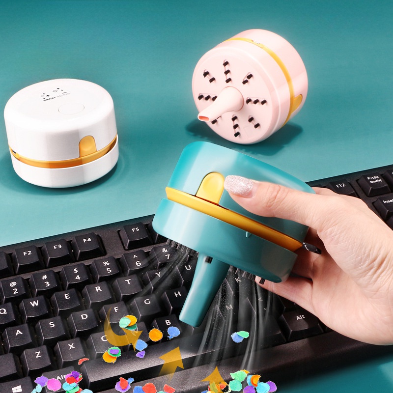 Desktop Vacuum Cleaner USB Rechargeable Handheld Computer Keyboard Eraser Car Dust Collection Cleaner