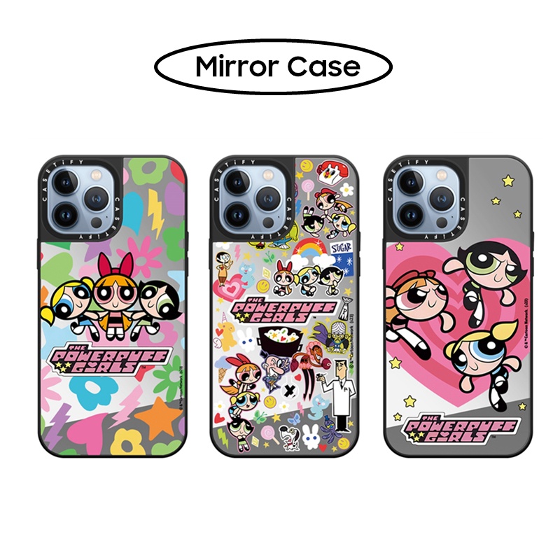 Casetify Blossom Bubbles Buttercup Power Girls Mirror Soft Silicone