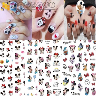 Disney Cartoon Nail Stickers Disney Winnie the Pooh Mickey Nail Art  Decorationsn Disney Nail Decals Cartoon Sliders For Nails