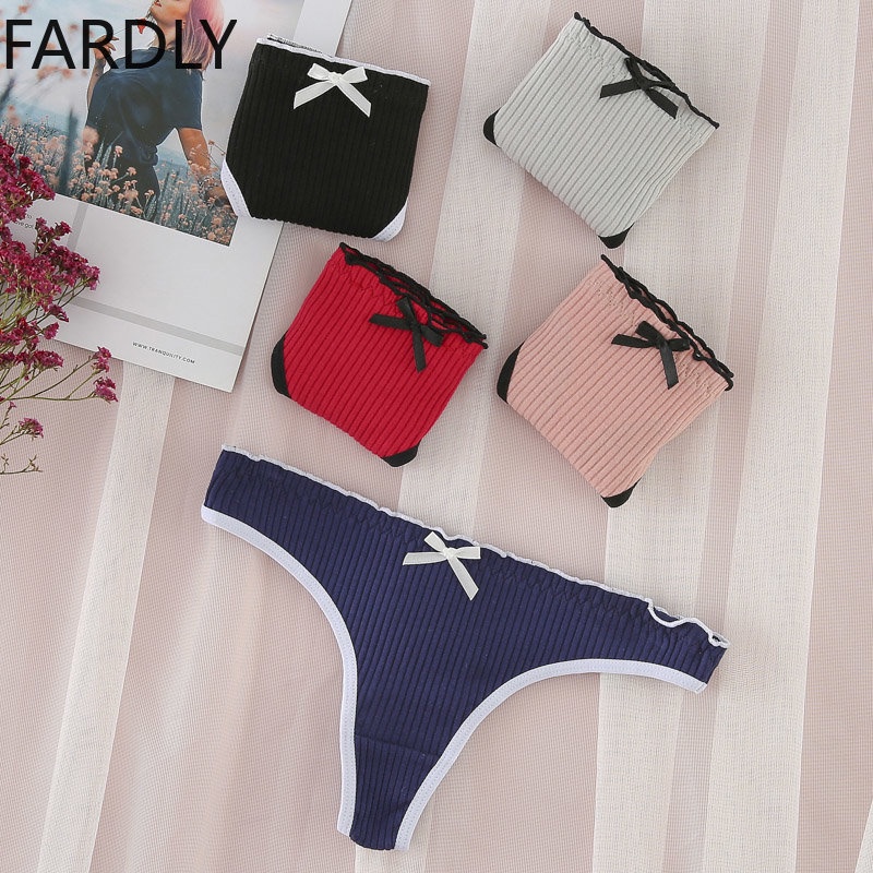 Fardly Sexy Underwear G String Panties For Women Low Rise Female