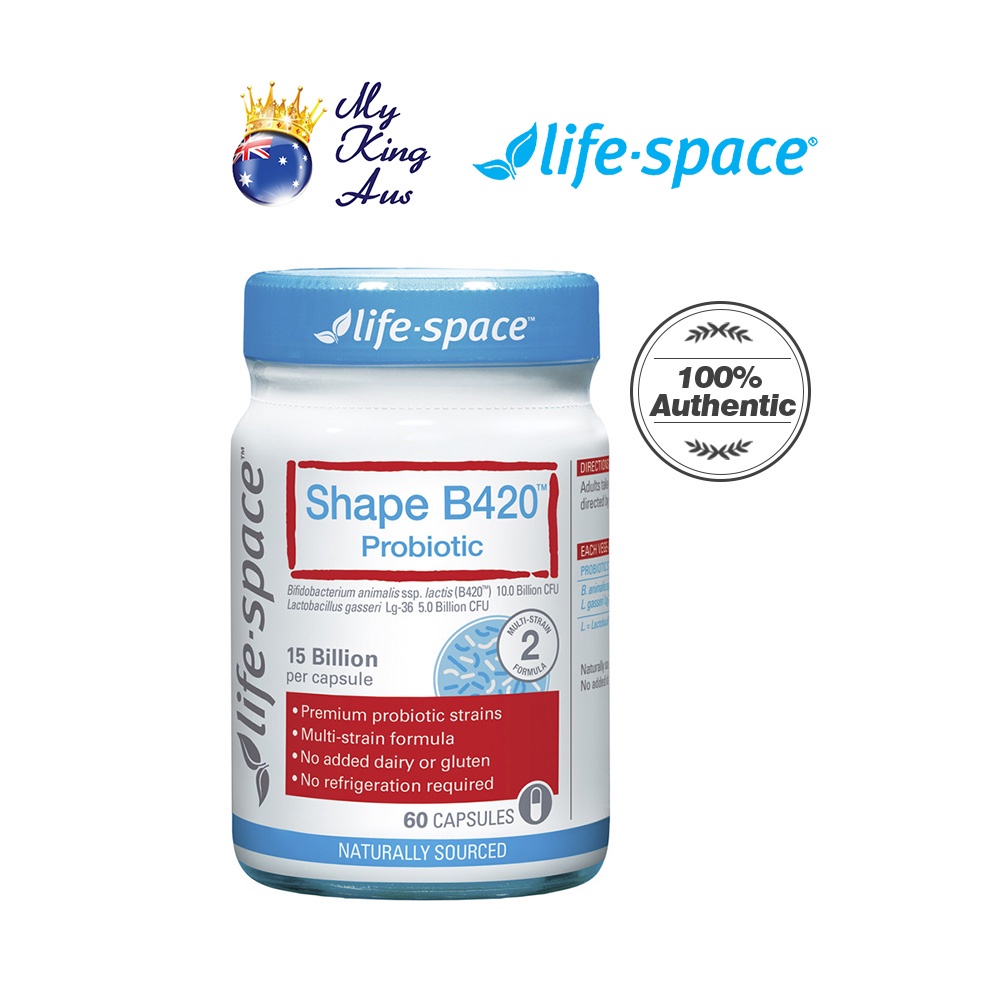 Life Space Shape B420 Probiotic 60 Capsules Weight Management [My King ...