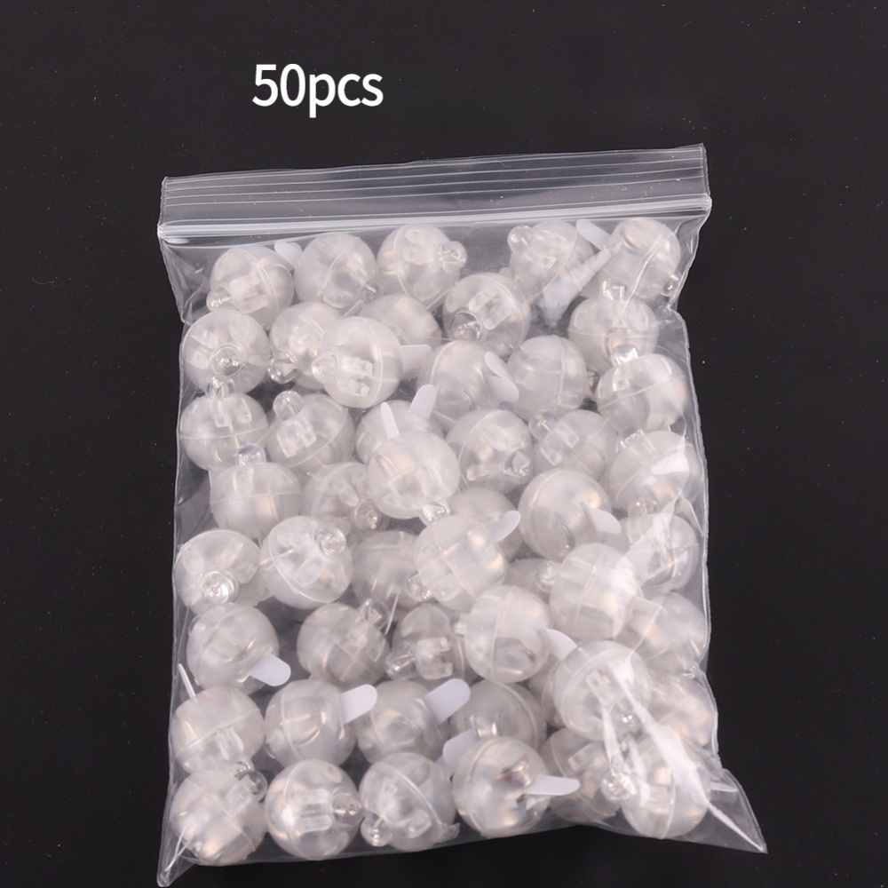 AIKEI 100 Pieces LED Balloon Lights, Cool White Mini Round Balls Lights