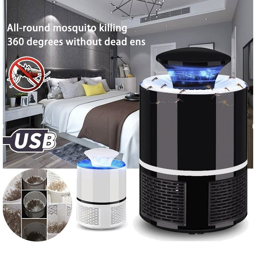 Mosquito Killer LED Light Lamp USB Electronic Fly Bug Insect Zapper Trap  Pest