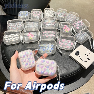 For Airpods 3rd Generation Pro 2/1 Luxury Retro Flower Shockproof Leather  Case