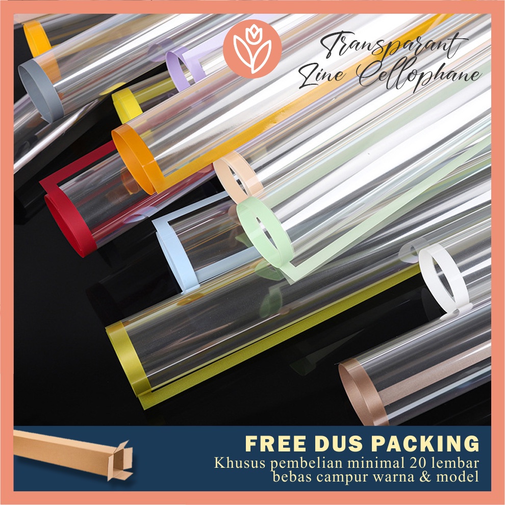 Tulip PAPERIE PAPER FLOWER BOUQUET OPP TRANSPARENT CLEAR LIST COLOR ...