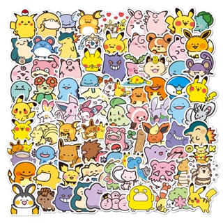 Pikachu Squirtle Charmander, Pokemon Reflective Sticker