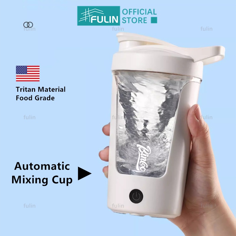 450ML Portable Electric Mixing Cup Automatic Stirring Milkshake Coffee  Protein