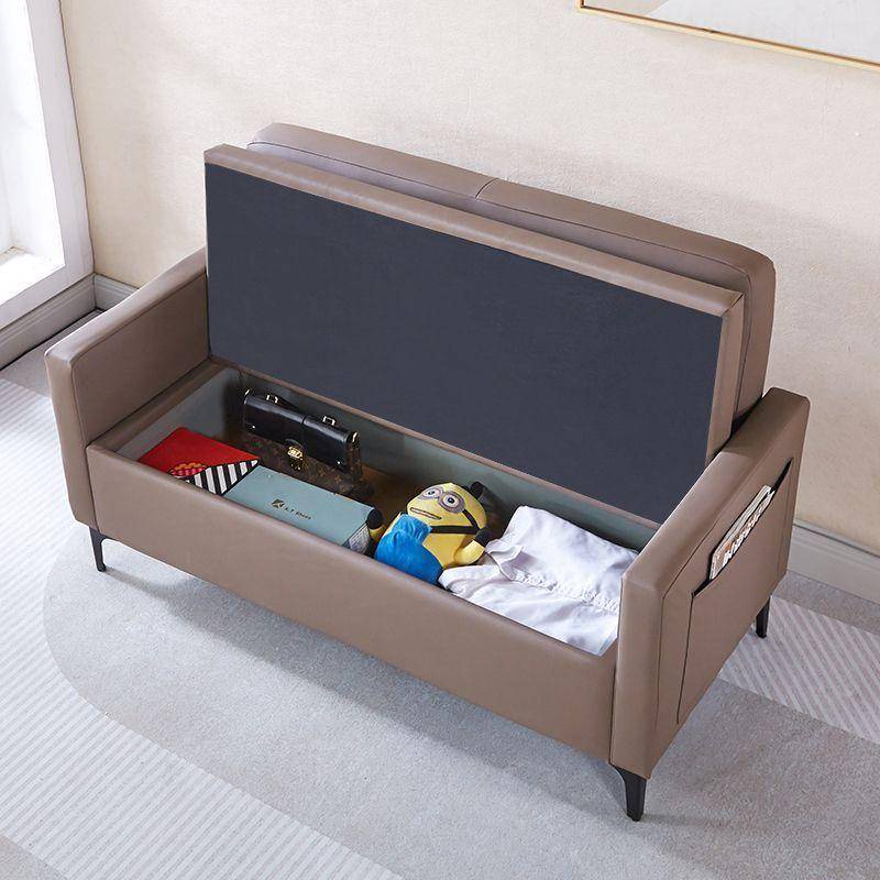 Cat Claw Leather Small Sofa Nordic Modern Small Unit Living Room Apartment Office Rental Room