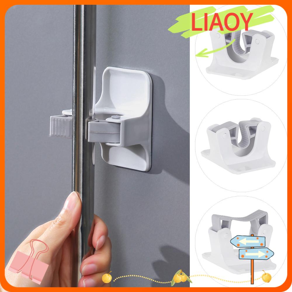 LIAOY Kitchen Mop Gripper Garden Dustpan Hanger Broom Holder Reusable