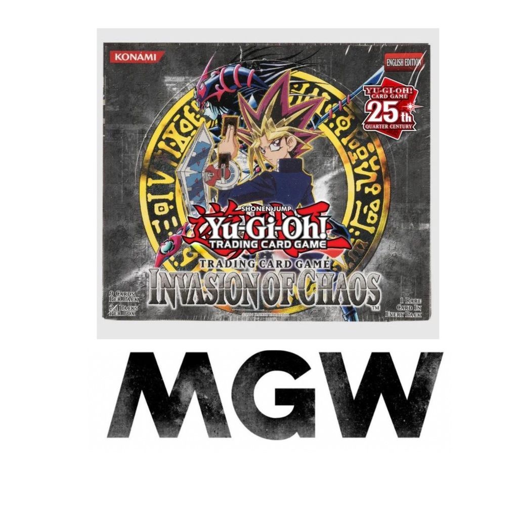 Yu Gi Oh 25th Anniversary Invasion of Chaos Booster Box Brand New Factory  Sealed | Shopee Singapore