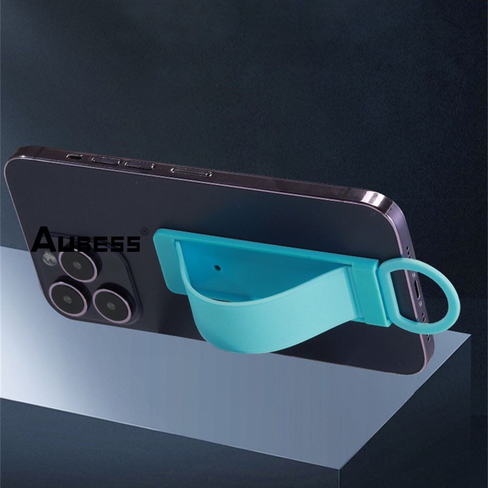 Silicone Wristband Phone Holder With Finger Ring Phone Hand Band