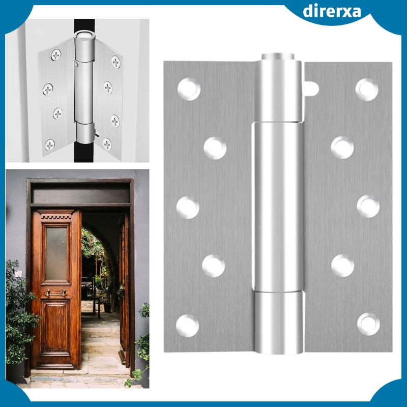 [Direrxa] 2 Pieces Self Closing Door Hinges Silent Spring Loaded Hinges