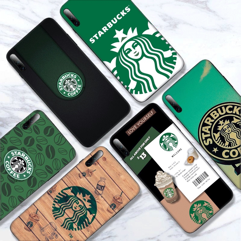 Apple IPhone X  Xs Coffe Starbucks branded logo pattern design