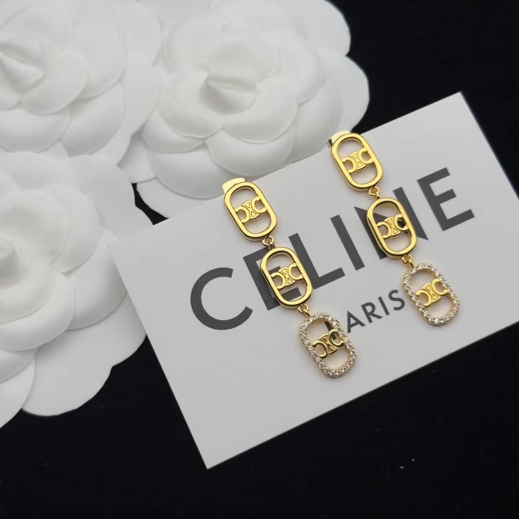 Celine on sale alphabet earrings