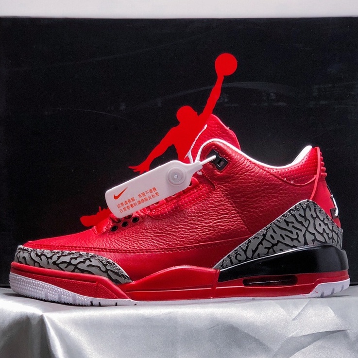 DJ Khaled Grateful x Air Jordan 3 Co sign Big Red Basketball shoes